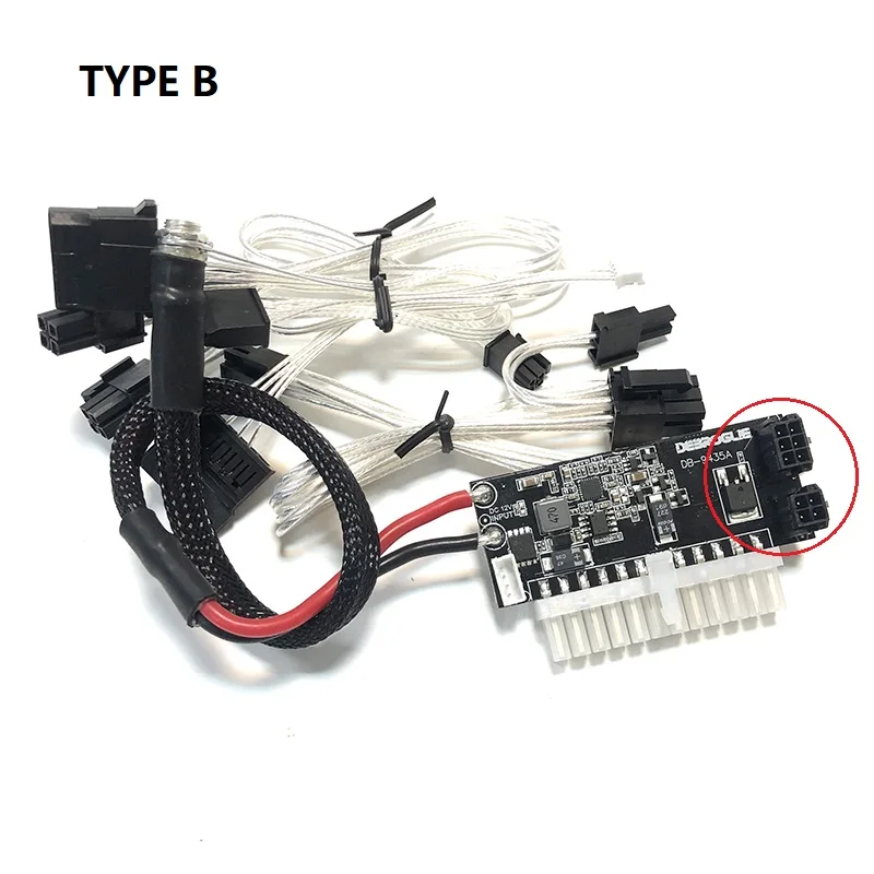 New 400W DC-ATX 12V PSU DC Pico ATX Switch Mini PSU 24pin MINI ITX DC to Car ATX PC Power Supply For Computer support 1060 1080