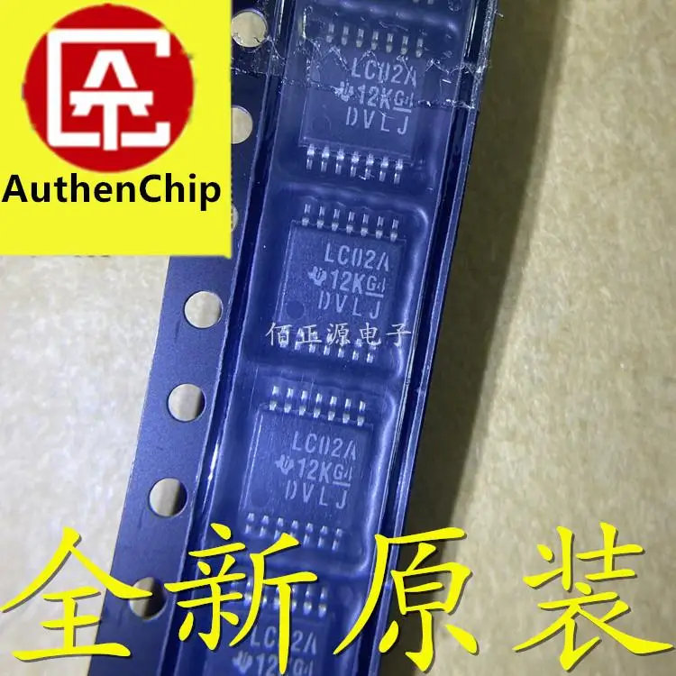 10pcs 100% orginal new in stock SN74LVC02APWR silk screen LC02A patch TSSOP14 logic IC chip