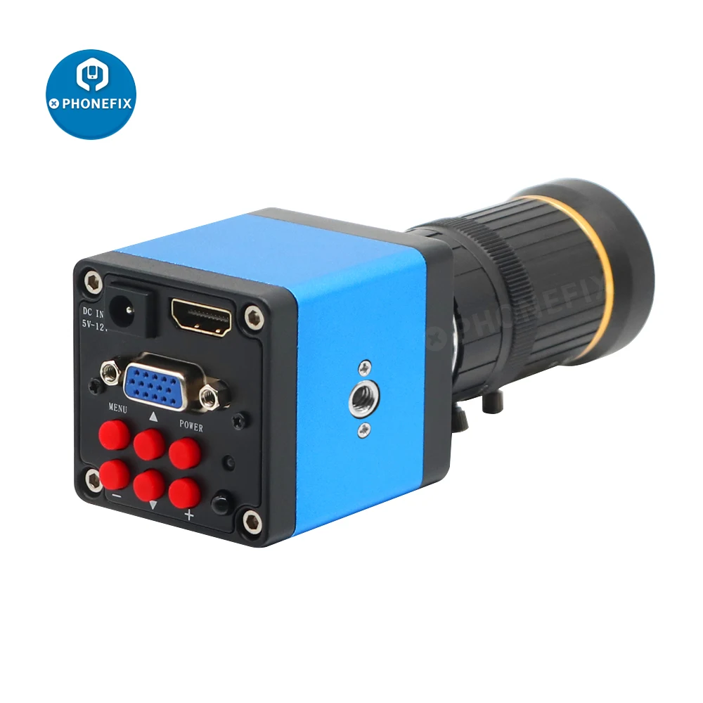Imagem -03 - Câmeras Industriais da Visão da Máquina de Hdmi Vga Webcam de Alta Velocidade com c Cs-lente Manual do Cctv do Zumbido da Montagem para o Ensino Que Flui ao Vivo