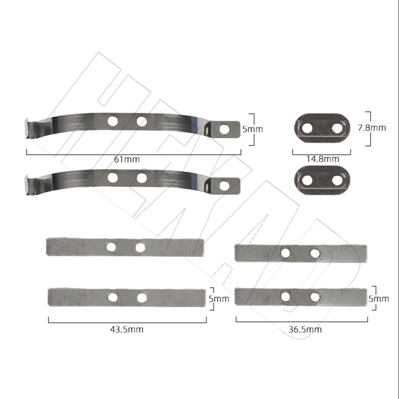 Steel Shock Absorber Leaf Springs Suspension for WPL D12 B14 B24 B16 B36 RC Truck Car Upgrade Parts Accessories