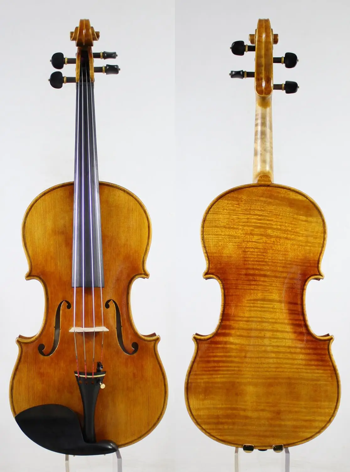 1 PC Back! A Strad Viola Copy,15,15.5, 16,16.5, inch Master Performance! Warm Deep Tone! and bow case! European Spruce！