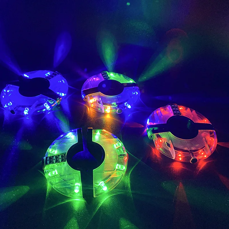 7 Color 21 Modes Colorful LED Bicycle Wheel Light USB Rechargeable Bike Front Tail Hub Spoke Lamp with  Kids Balance Bike Lights