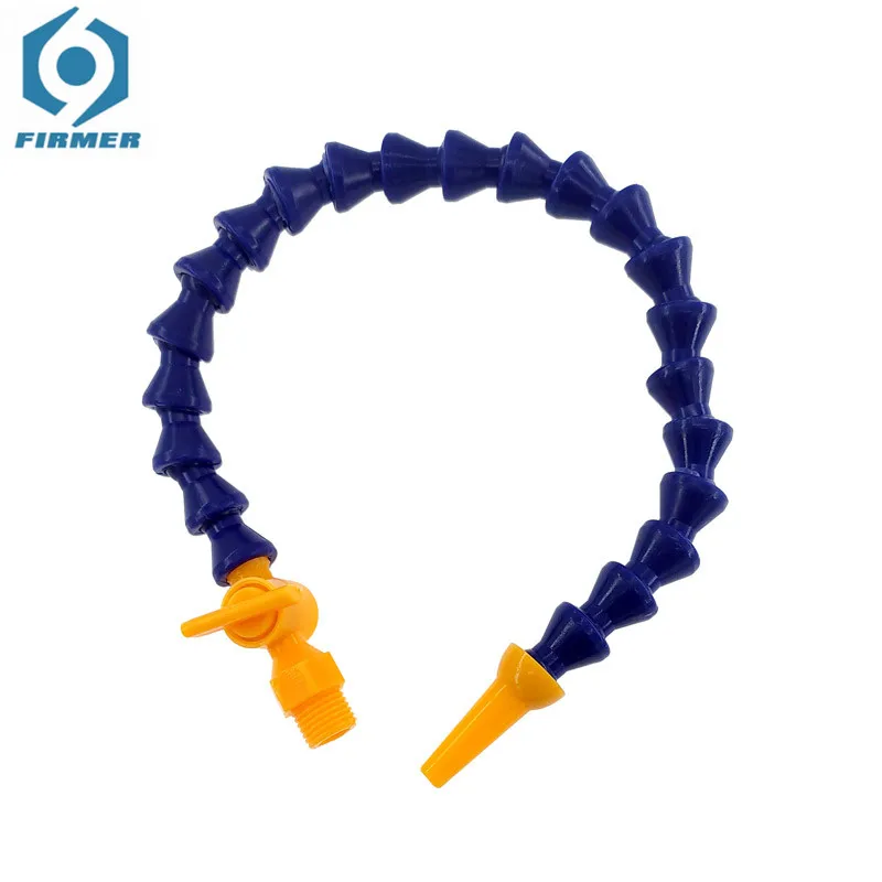 300 400 500 600mm ugello tondo plastica flessibile acqua olio refrigerante tubi flessibili 1/4 per macchina CNC tornio fresatura tubo di raffreddamento