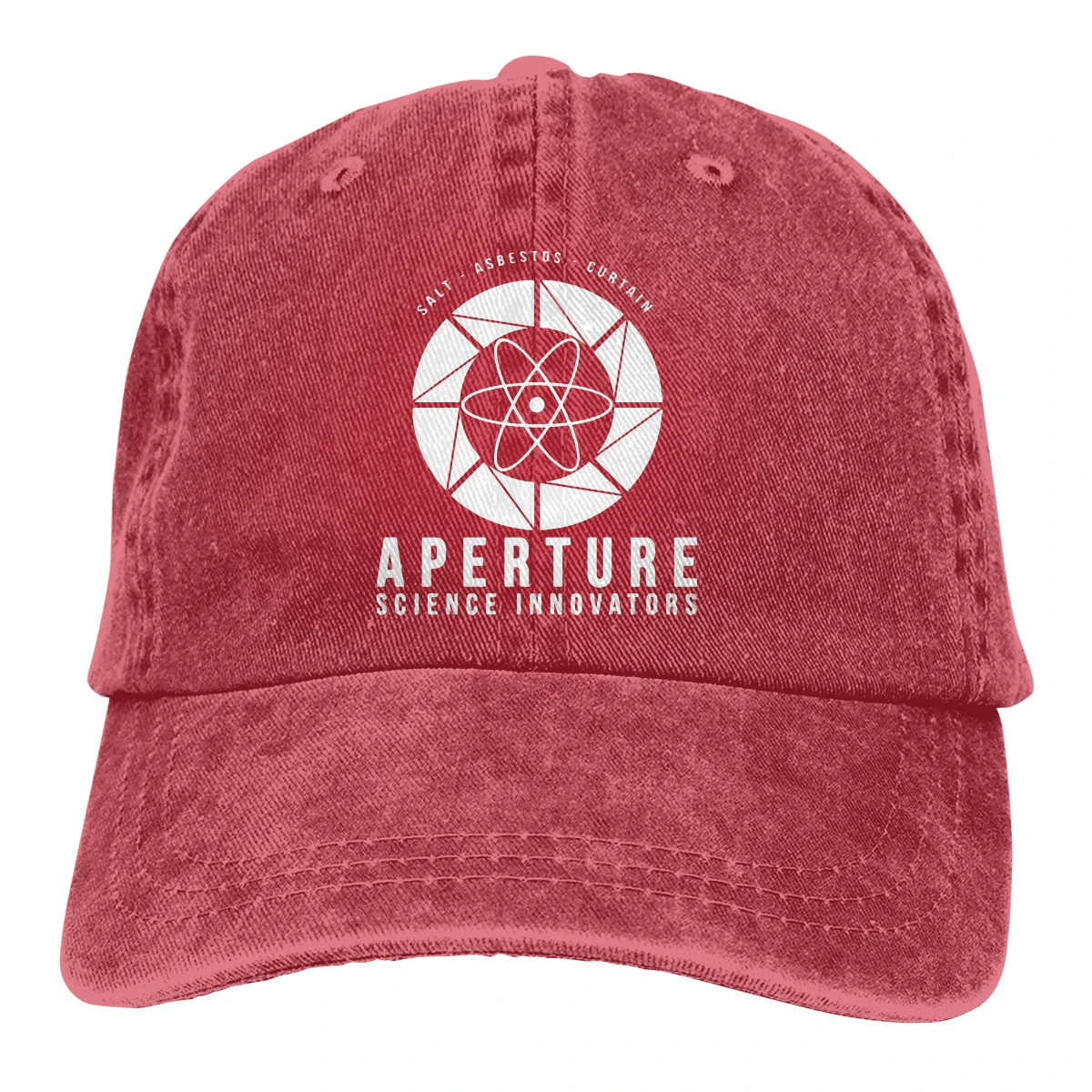 Aperture Science-Casquette de baseball à visière pour homme, chapeau pare-soleil, Portal Game Chell Atlas P-Body