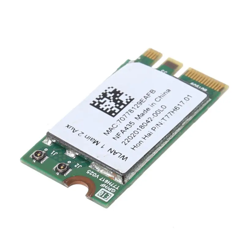 Wireless Adapter Card for QCA9377 QCNFA435 802.11AC 2.4G/5G NGFF WIFI WLAN Card Bluetooth 4.1 for PC Computer