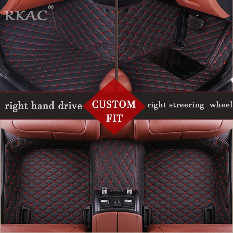 Customized right hand drive car floor mats for Mercedes Benz S class Maybach W220 W221 W222 V222 S63 S65 AMG carpets rugs