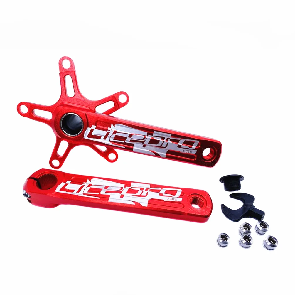 Litepro EDGE Integrated Hollow Folding Bike Crank 412 Modified 170MM Crankset BMX Bicycle Chainwheel Parts