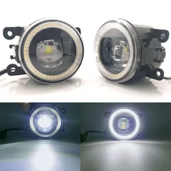 2x 천사 눈 안개 빛 LED 안개 램프 H11 초점 MK2/3 퓨전 Fiesta MK7 2010-2015 포드 그랜드 C-최대 MPV 포드 EcoSport.