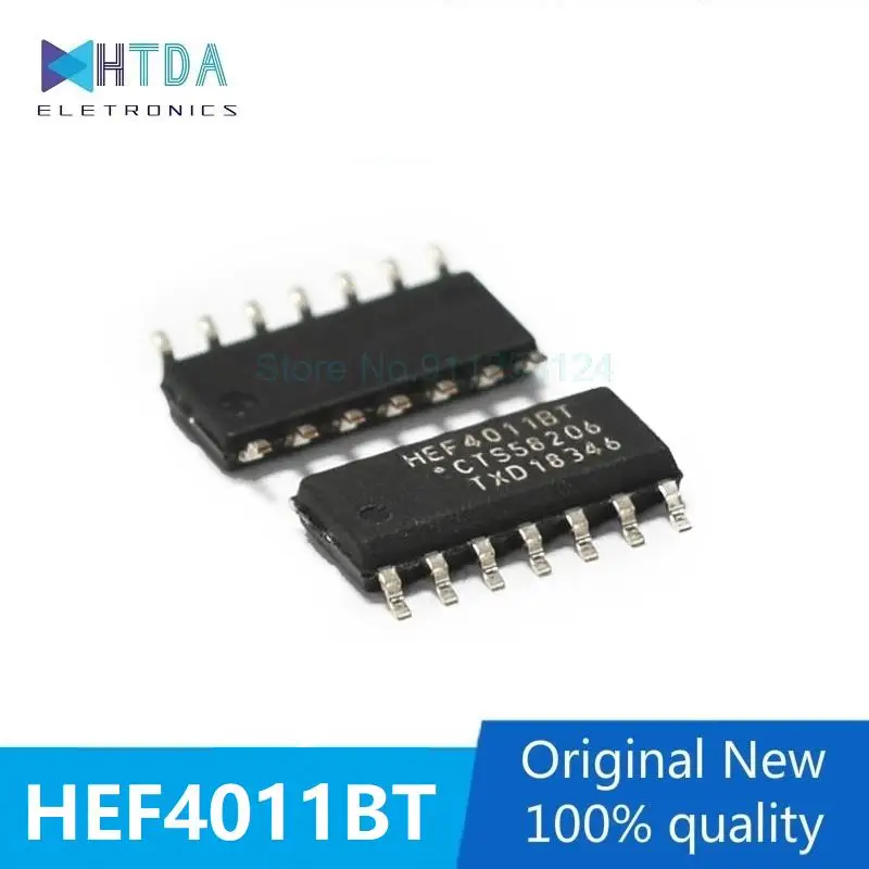 10pcs/lot HEF4011BT HEF4011 SOP14 In Stock