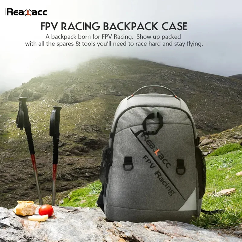 Realacc Waterproof Transmitter Beam port Bag Backpack Soft Case Suitcase For RC Models Drone FPV Racing Multirotor Quadcopter