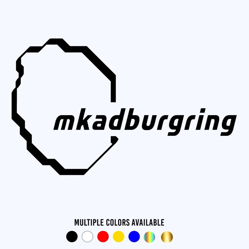 

CK2330# 14*23cm Mkadburgring funny car sticker vinyl decal car auto stickers for car bumper window car decorations