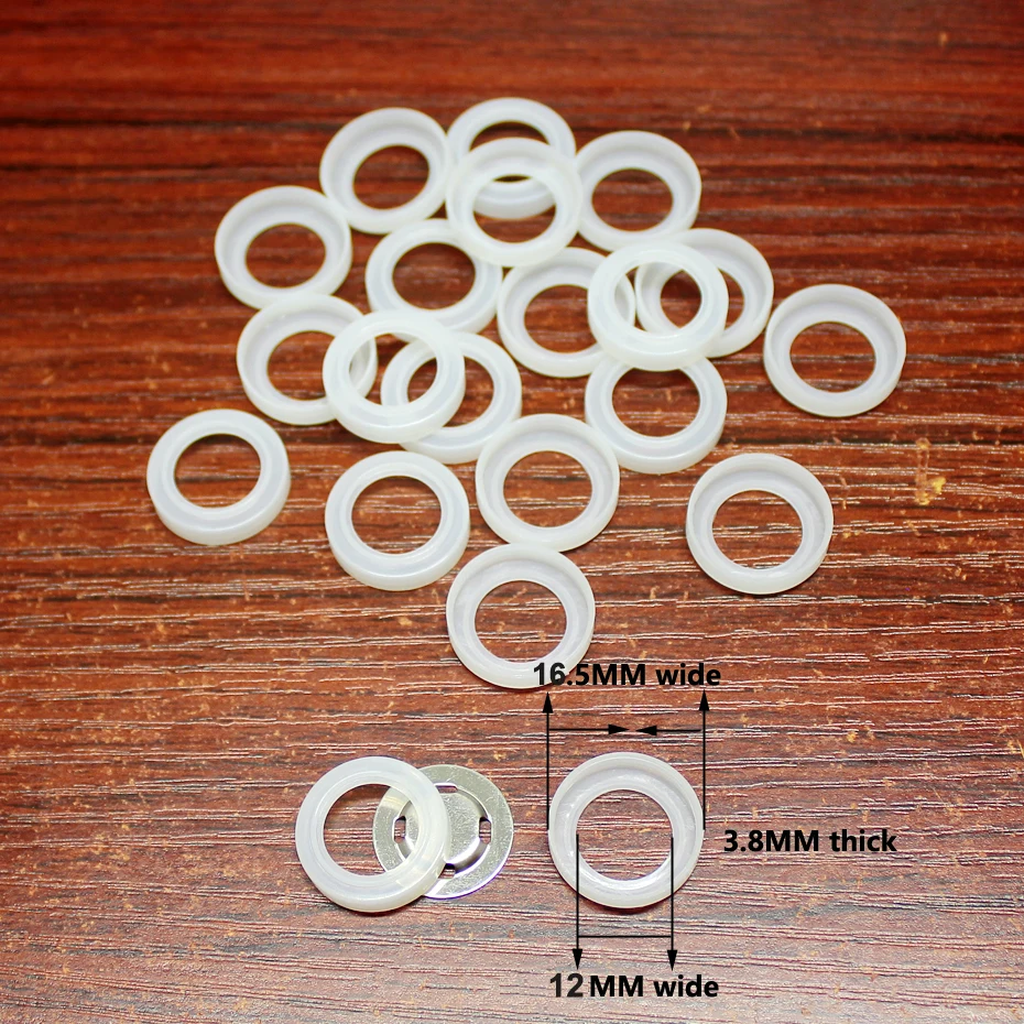 100pcs/lot Lithium battery cap 18650 lithium battery fittings gaskets white aprons nickel metal hydride cadmium meson