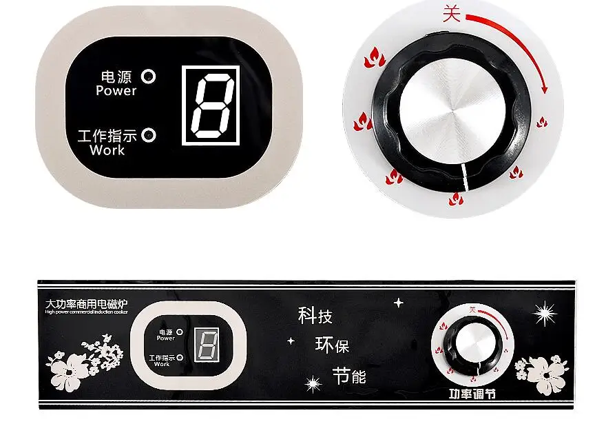 เตาแม่เหล็กไฟฟ้าเชิงพาณิชย์ 5000w เตาซุปเชิงพาณิชย์ เตาไฟฟ้า เตาแม่เหล็กไฟฟ้ากําลังสูงแบบตั้งโต๊ะ สแตนเลส