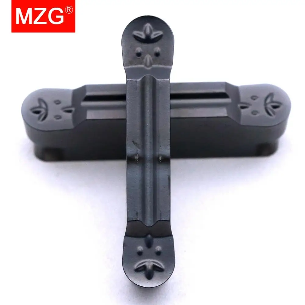 MZG 10PCS MRMN 200 300 400 ZP30 CNC Steel Groove Turning Lathe Machining Tools Toolholders Indexable Solid Carbide Inserts