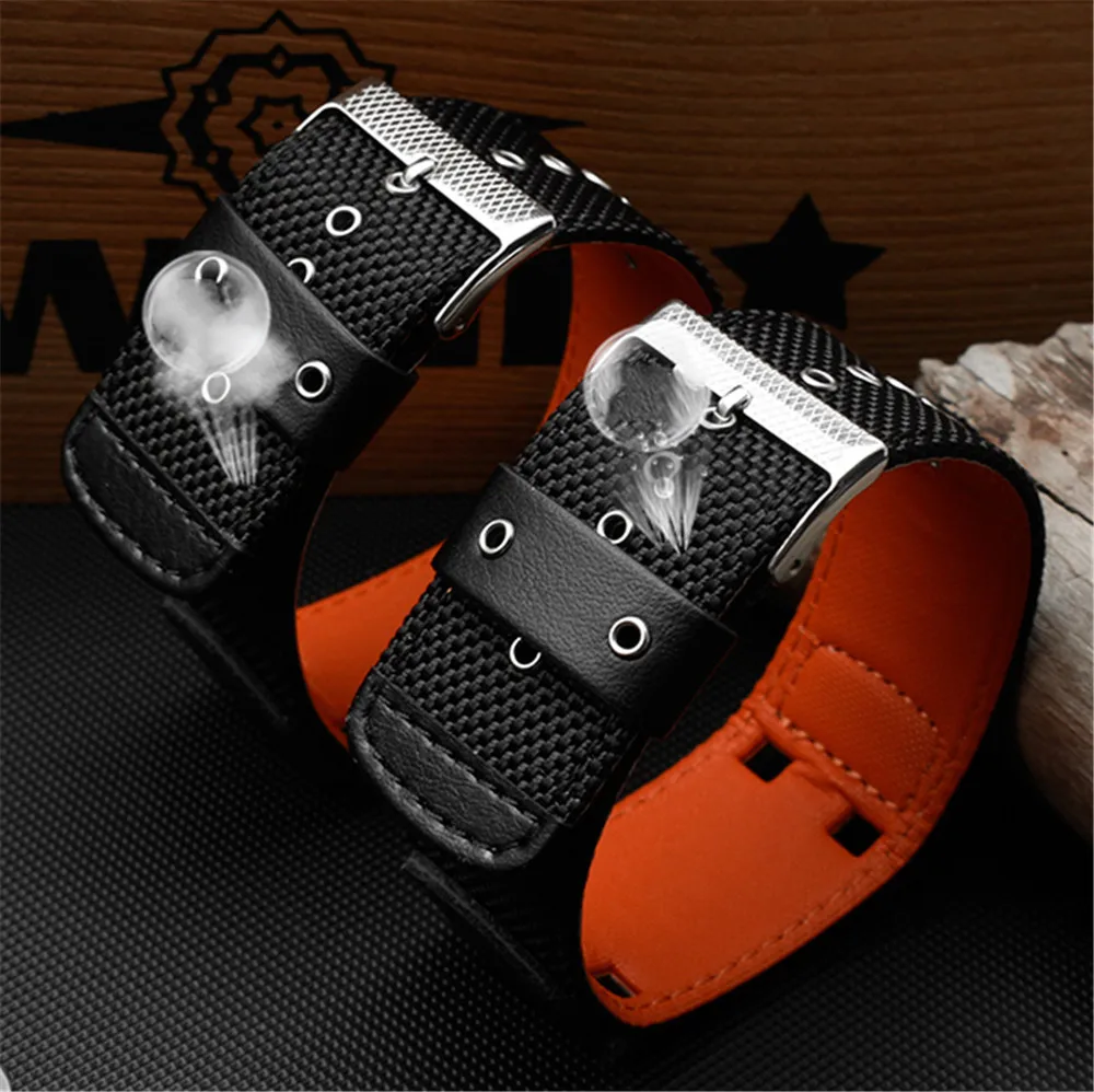 Nylon Leather Watch Strap for Casio G-SHOCK AW-591MS AW-590 AWG-M100/101 G-300 DW-5600 GW-5000 5035 GW-M5610 Wrist Band 16mm 18m