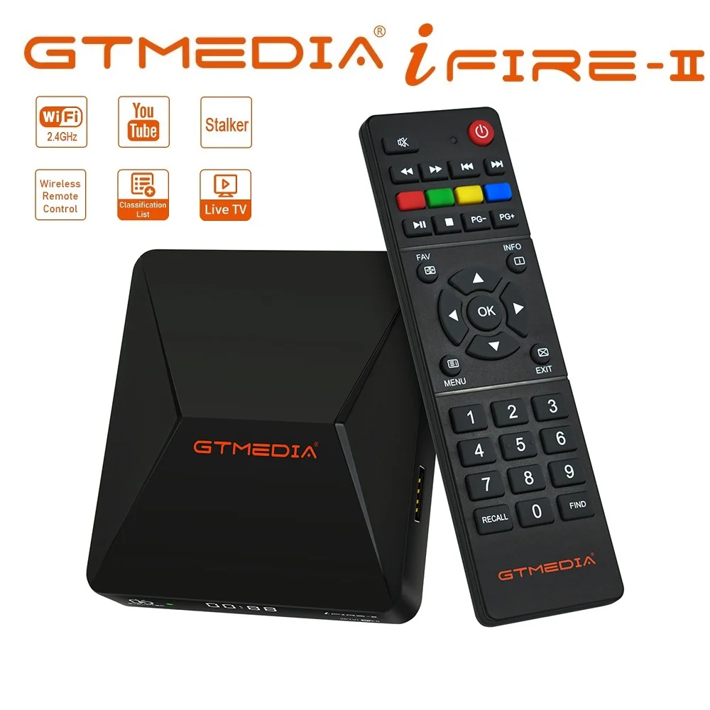 IFIRE 2 TV Box 4K HDR H.265 HEVC 10-bit STB Set Top BOX Ultra HD Stable 2.4G WIFI TV Receiver Spain Spot Supports Xtream