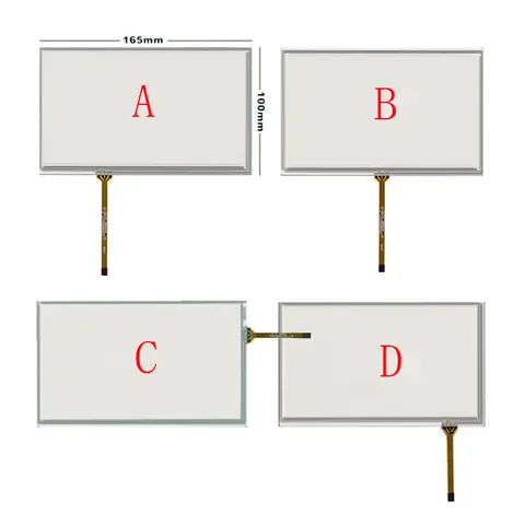 Nouveau panneau de numériseur d'écran tactile de 7 pouces Innolux AT070TN92/AT070TN93/AT070TN90 165*100mm