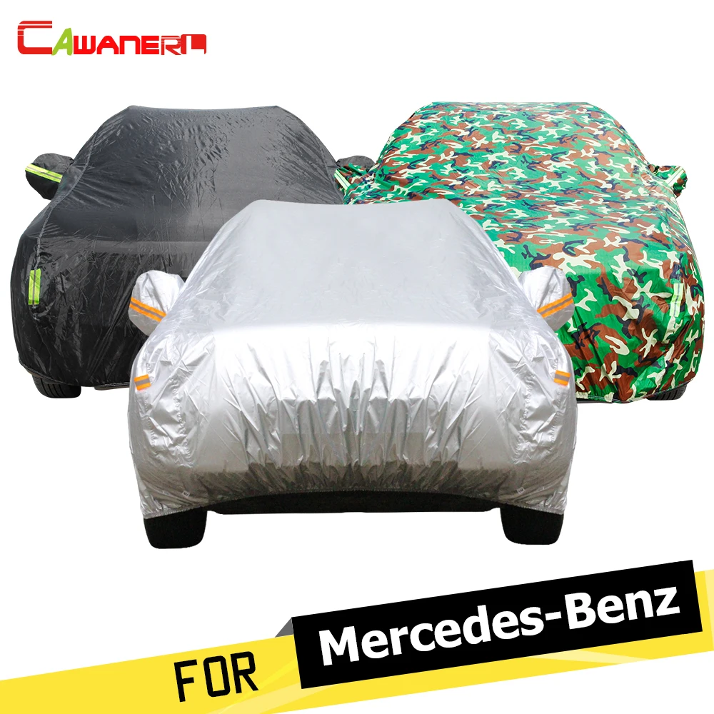 

Cawanerl Full Car Cover Rain Sun Snow Resistant Cover For Mercedes Benz C180 C200 C220 C230 C350 C160 C320 C280 C300 C250 C260