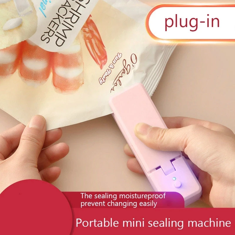 เครื่องซีลสูญญากาศชาร์จเครื่องซีลขนาดเล็กเครื่องใช้ในครัวเรือนกระเป๋ามินิกระเป๋า Sealer มือ...