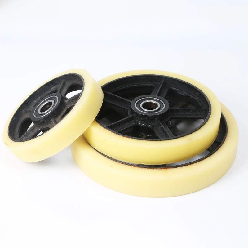 8-Inch 10-Inch 12-Inch Rubber Wheel Heavy Duty Core Rubber Tiger Cart Wheels Tire Trolley Wheel Wheels