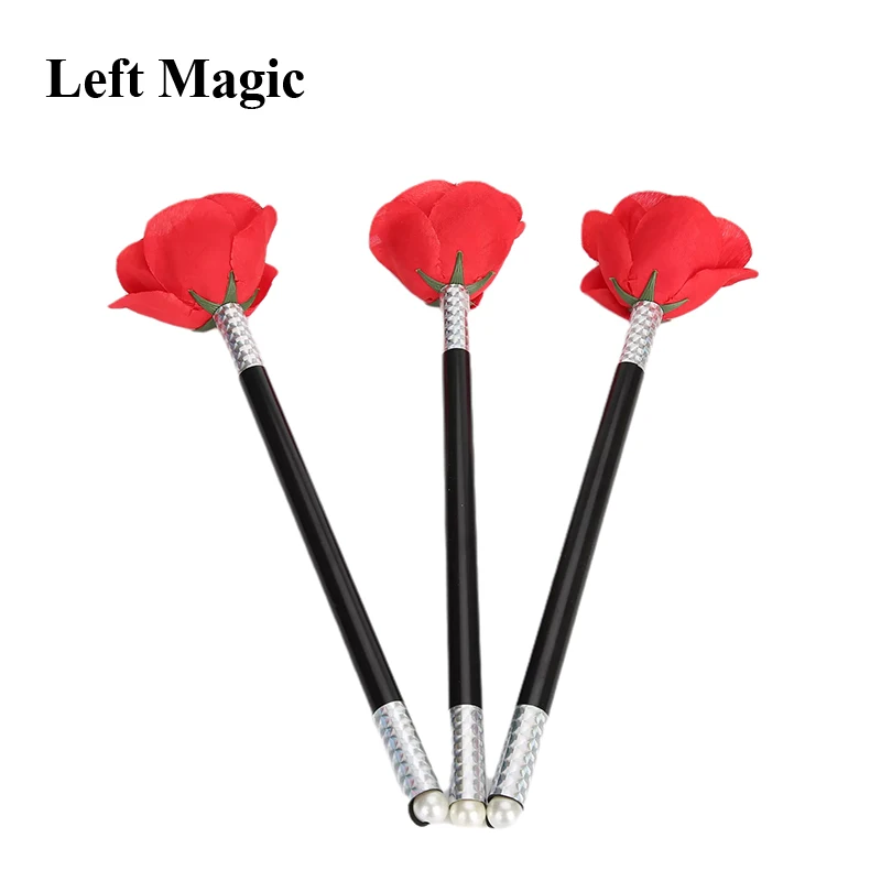 Stick To Rose / Flower Magic Tricks Flowers Close Up  Street Stage Magic Props Magie Illusion Gimmicks Props Accessories