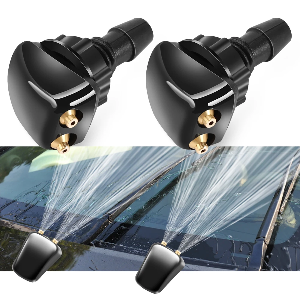 2 X Car Water Spray Jet Nozzle For Toyota Prius Levin Crown Avensis Previa FJ Cruiser Venza Sienna Alphard ZELAS HIACE CONCEPT