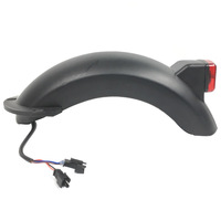 Plastic e scooter Mudguard Rear Fender for FLJ C11 T11 C10 Electric Scooter Rear Mudguard with rear brake light