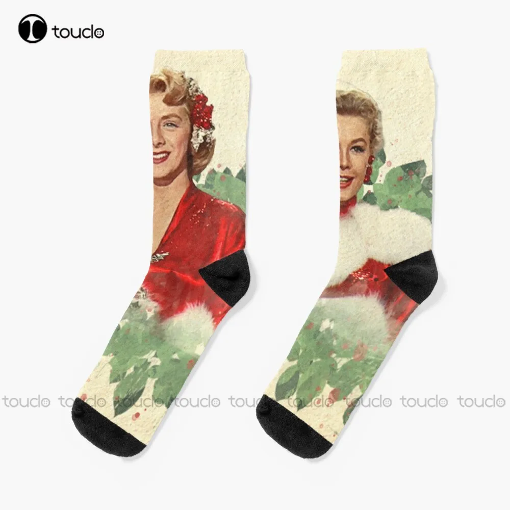 

Sisters - A Merry White Christmas Socks Brown Socks Personalized Custom Unisex Adult Teen Youth Socks 360° Digital Print