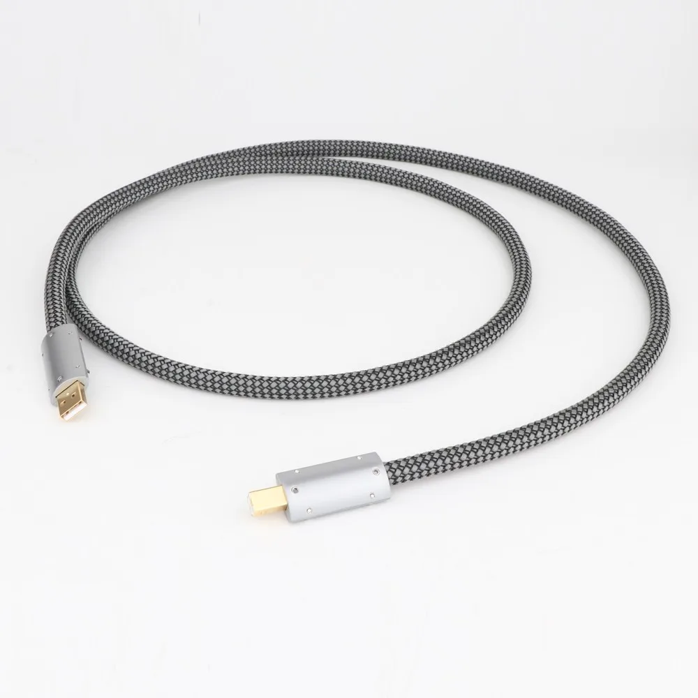 

99.999% 5N OCC USB Cable HiFi AUDIO DAC Player Cable Printer Data Wire Type A To Type B