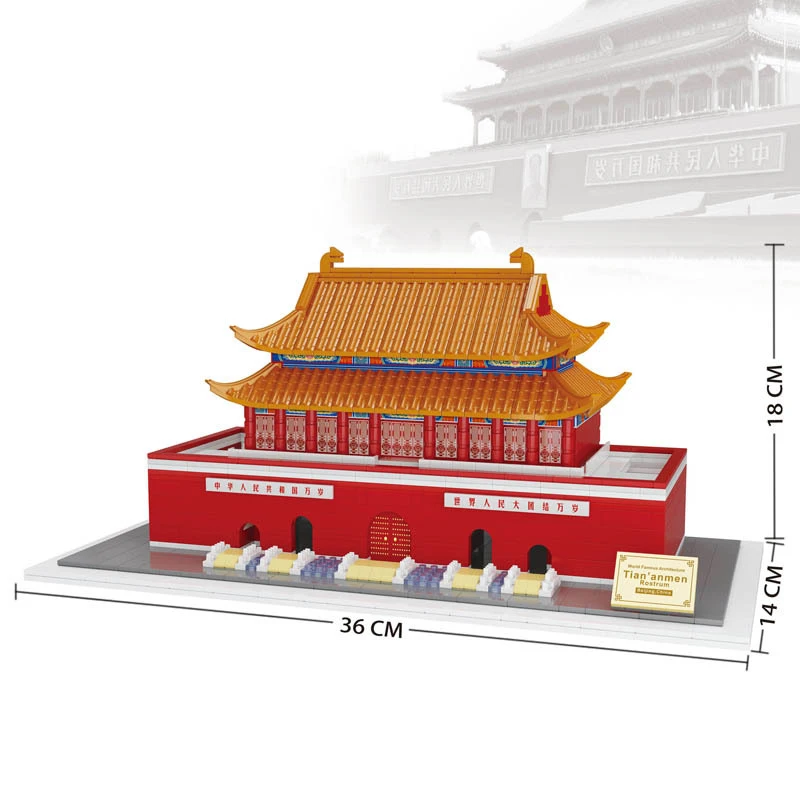 3D Building Blocks อิฐสถาปัตยกรรม Modular Mini House DIY โลกที่มีชื่อเสียง Landmark 3D รุ่น Miniature ภูมิทัศน์ของเล่น