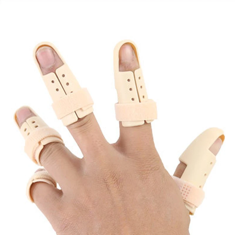 1/5Pcs Finger Splint Brace Adjustable Finger Support Protector Arthritis Corrector Joint Finger Straightener Brace Correction