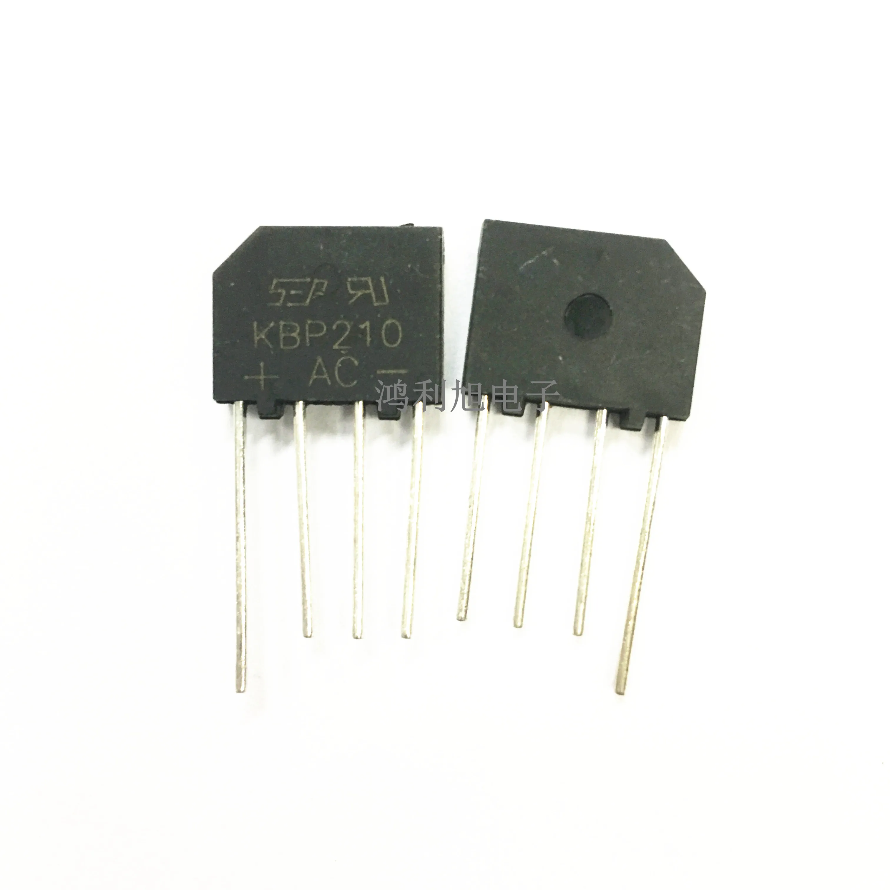 20PCS/Lot KBP210 Rectifier Bridge Diode Single 1KV 2A 4-Pin Case KBP