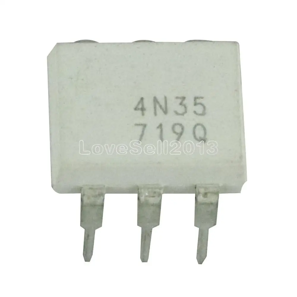 10PCS NEW 4n35 DIP6 Optocouplers Phototransistor 30V IC