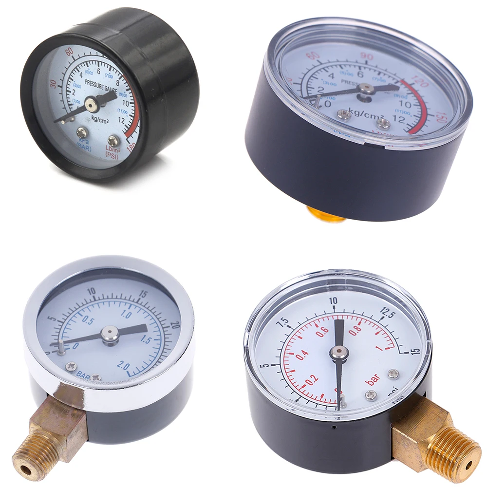 22/25/40/50mm Diameter Pressure Gauge Low Pressure For Fuel Air Oil Gas Water Oil Gas Measurement