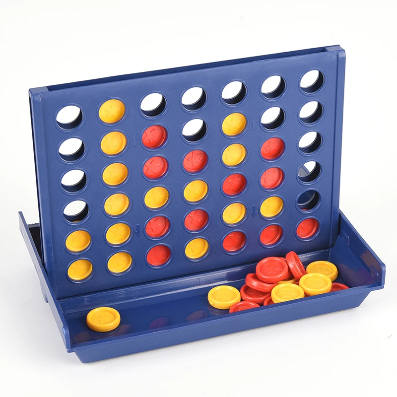 1Set Connect 4 In A Line Board Game Children's Educational Toys for Kid Sports Entertainment