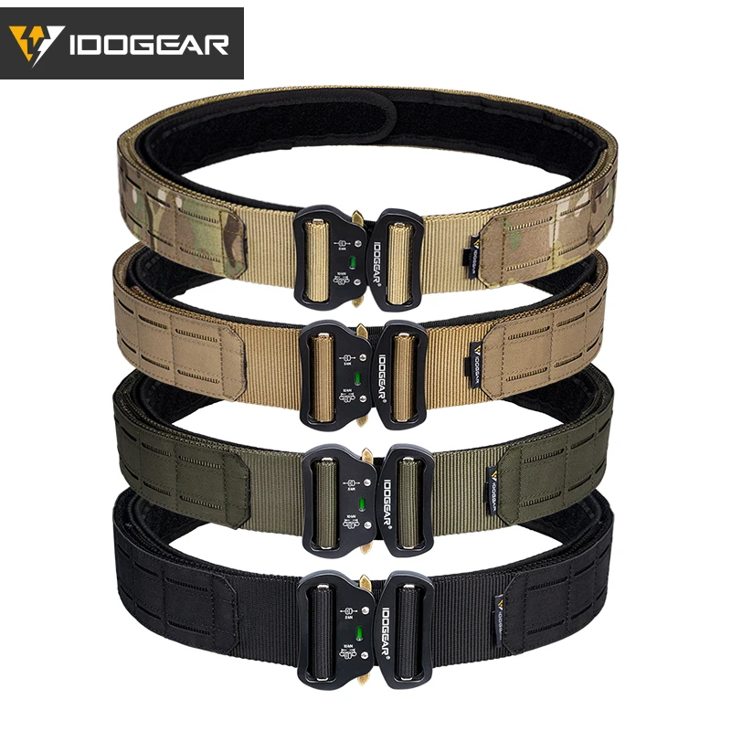 IDOGEAR 2 インチタクティカルベルトクイックリリースメタルバックル