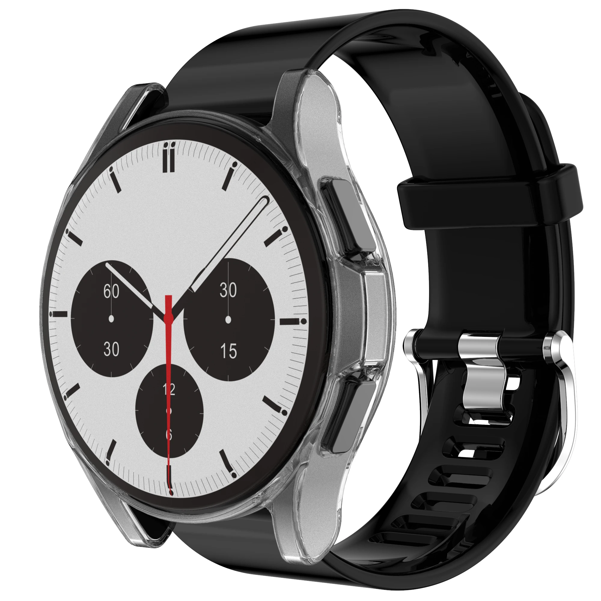 Custodia protettiva per Samsung Galaxy Watch 4 Classic 42mm 46mm Placcatura TPU Shell Custodia protettiva morbida per Galaxy Watch4 Classic