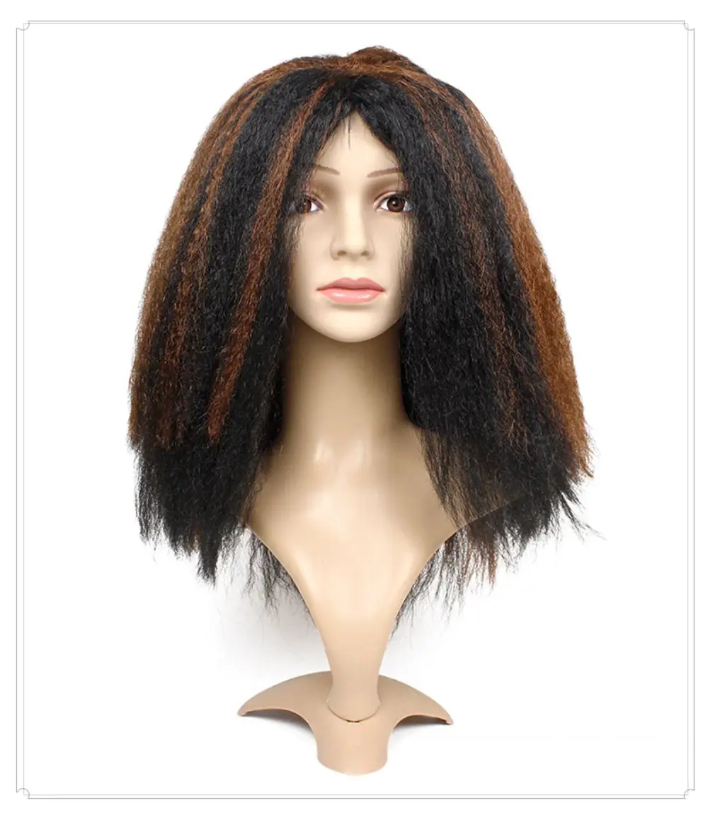 Big-haired exaggeration funny wig Performing props