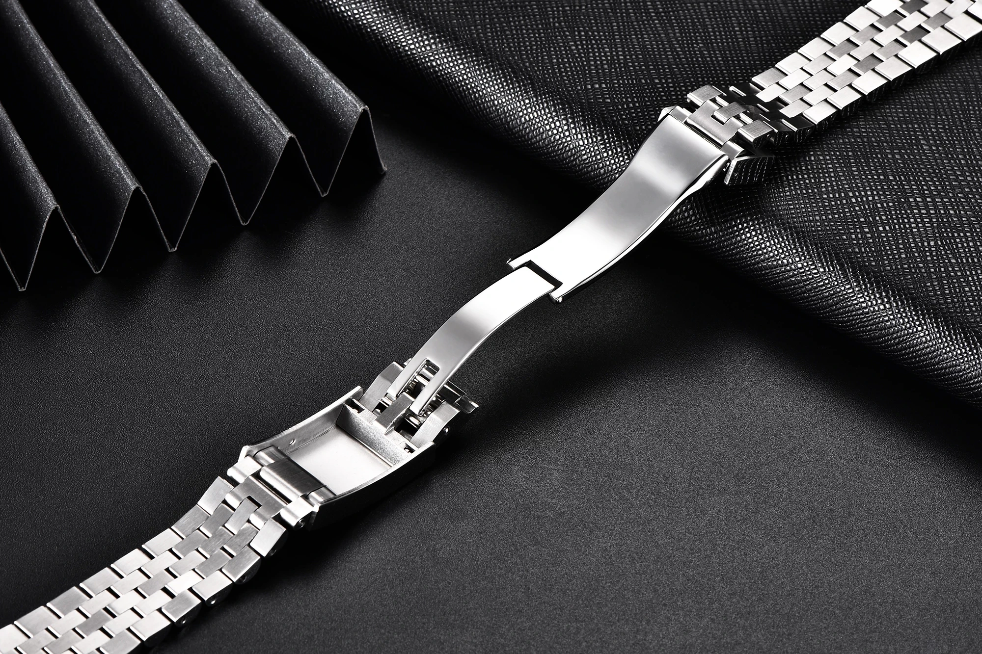 PAGANI DESIGN Original PD-1662 Silver Jubilee Bracelet, Stainless Steel, Width 20 mm, length 220 mm