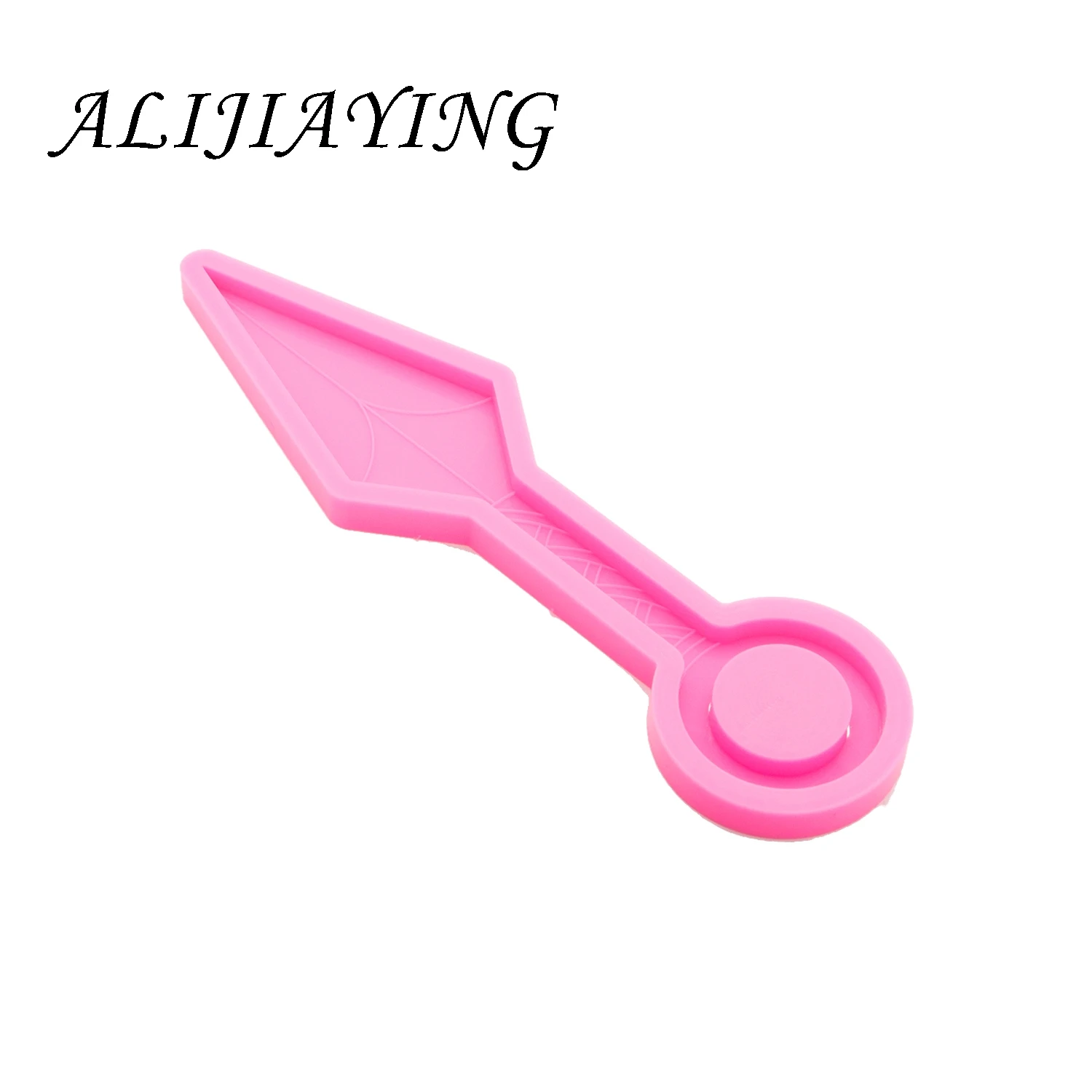 Shiny Knife Mold DIY Epoxy Resin Self Defense Silicone Molds, Kunai Knife Earring Resin Crafting Mold Supplies DY0908