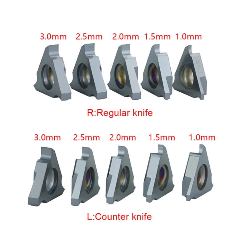 10PCS TGF32R/TGF32L 033/075/100/120/150/155/160/165/200/210/250/275/280/300 Shallow Grooving Carbide Insert For Slotting knife