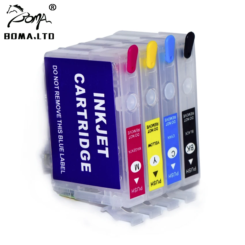 BOMA.LTD 206 T206 XP 2101 Bulk Ink Cartridge With Single Chip For EPSON Expression XP-2101 XP2101 Printer T2061 - T2064