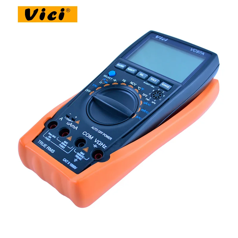 VICI VC97A digital multimeter voltmeter AC/DC voltage current Resistance Capacitance frequency Tester multimetro