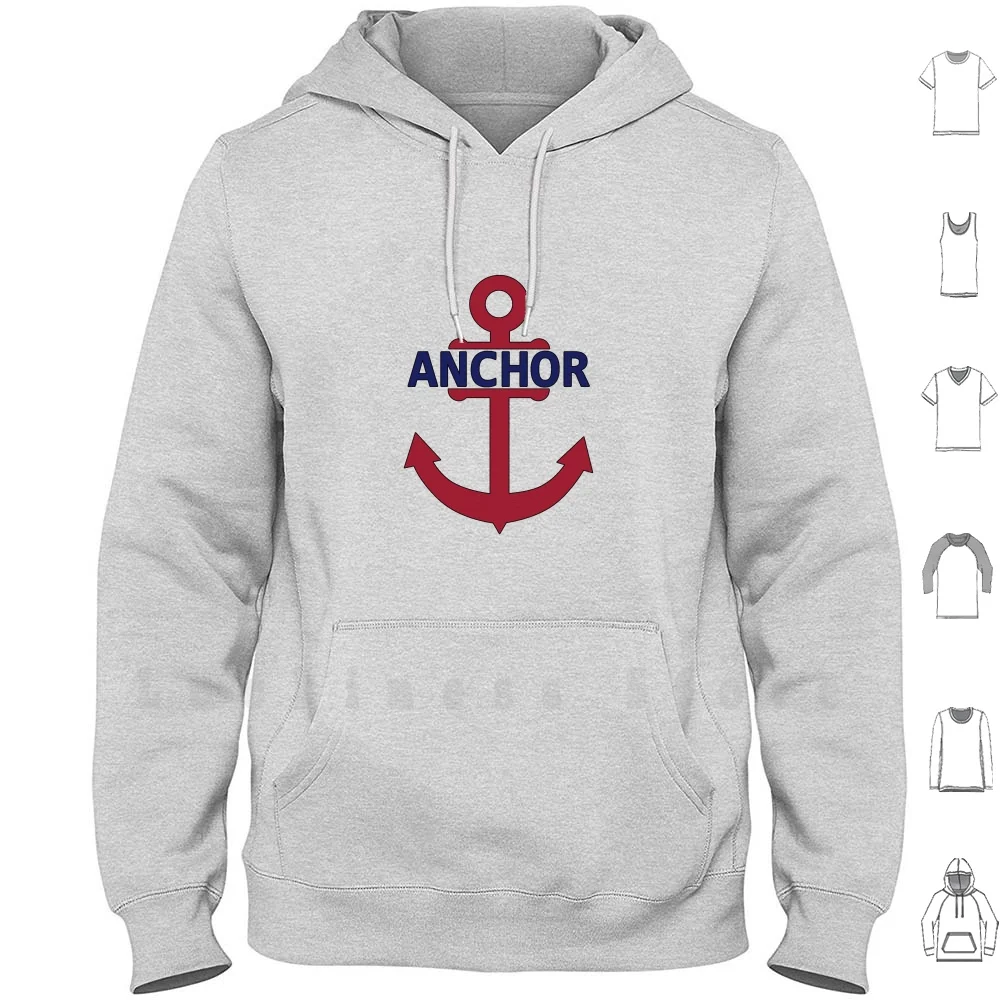 Anchor Luffy Tee Hoodies Long Sleeve Luffy Anchor Anime Pirate Shanks Strawhat Mugiwara