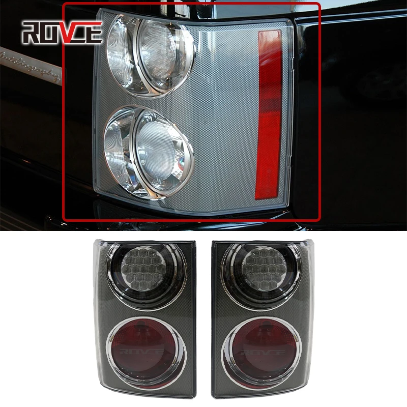 

ROVCE Tail Light For Land Rover Range Rover Vogue L322 2002-2009 4.2 Supercharge Style Tail Lamp White And Red Taillight Autos