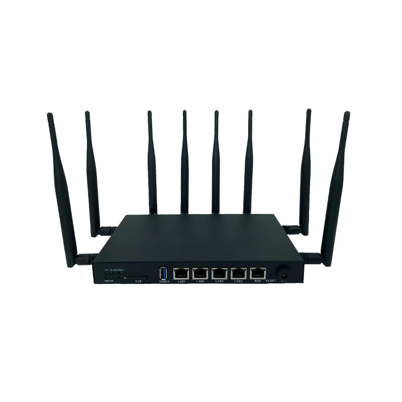 HUASIFEI WS1208 4G 5G LTE router wi fi router with sim card 1200Mbps 802.11AC 1WAN 4LAN RJ45 interface Gigabit router for laptop