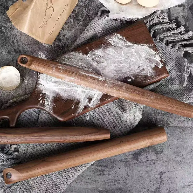 Rouleau à Pâtisserie En Bois - Petit Rouleau 30 X 3,5 Cm Pour Fondant, Pizza, Biscuits Et Pâte