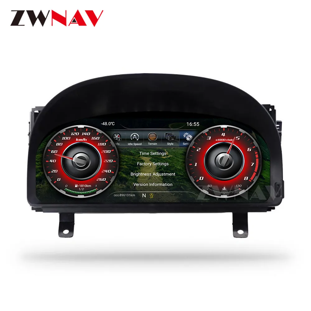 Digital Dashboard Panel Virtual Instrument Cluster CockPit LCD Speedometer For Toyota Vellfire/Alphard 20 2006-2014 Android 9.0