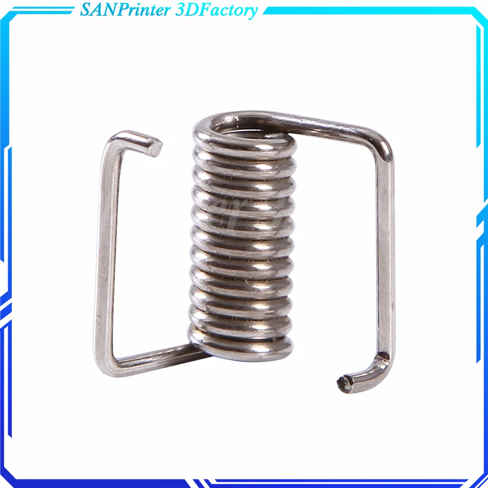 10Pcs 3D Printer Accessories stainless steel Timing Belt Locking Springs Torque Spring Wide 6MM 10MM