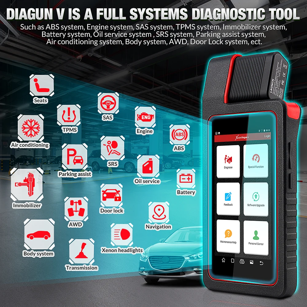 2021 Launch X431 Diagun V Powerful Diagnotist Tool with 2 years Free Update X431 Diagun 5 Code Scanner creader 519 as Gift